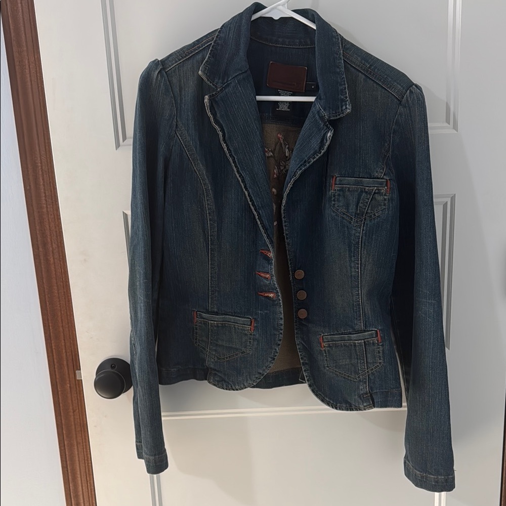 Calvin Klein Jeans Blue Jean Jacket Classic Design